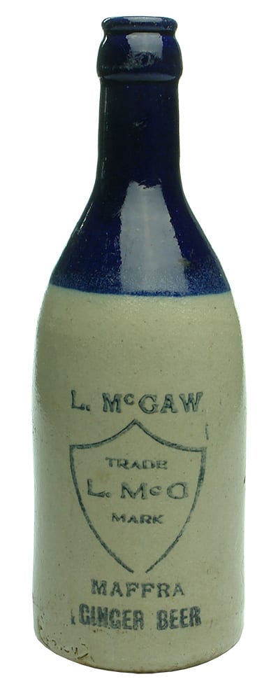 McGaw Maffra Stone Ginger Beer Bottle