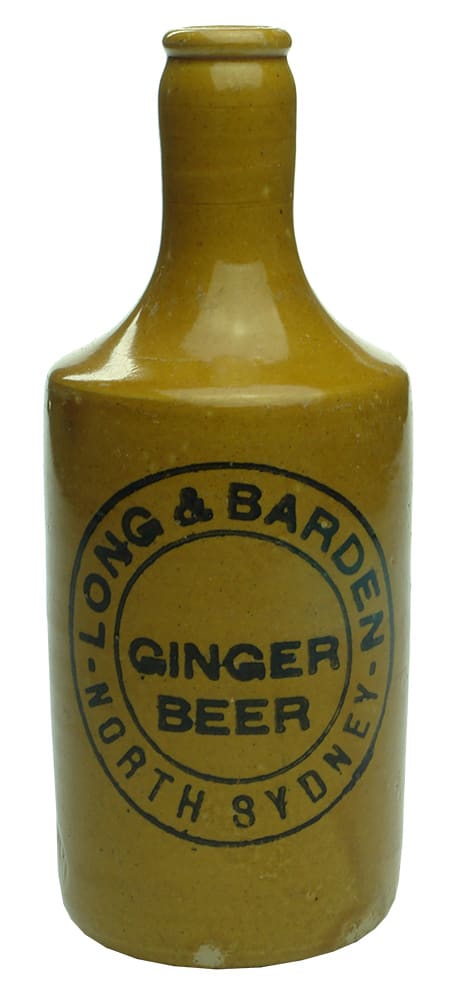 Long Barden North Sydney Ginger Beer Bottle