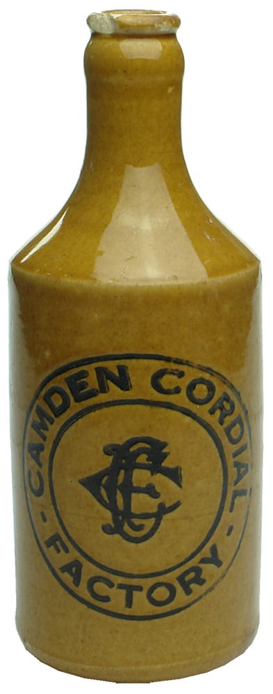 Camden Cordial Factory Stone Ginger Beer Bottle