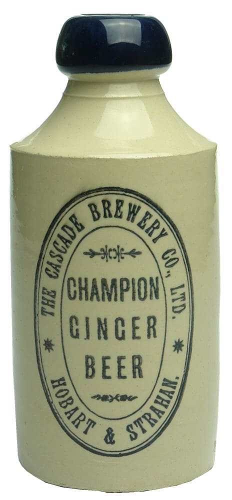 Cascade Brewery Champion Ginger Beer Hobart Strahan Bottle