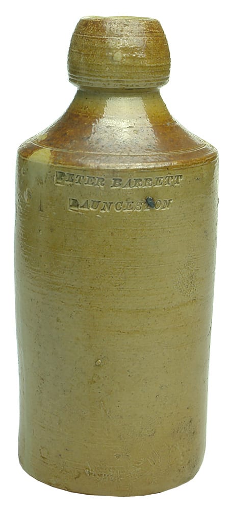 Peter Barrett Launceston Stoneware Ginger Beer Bottle