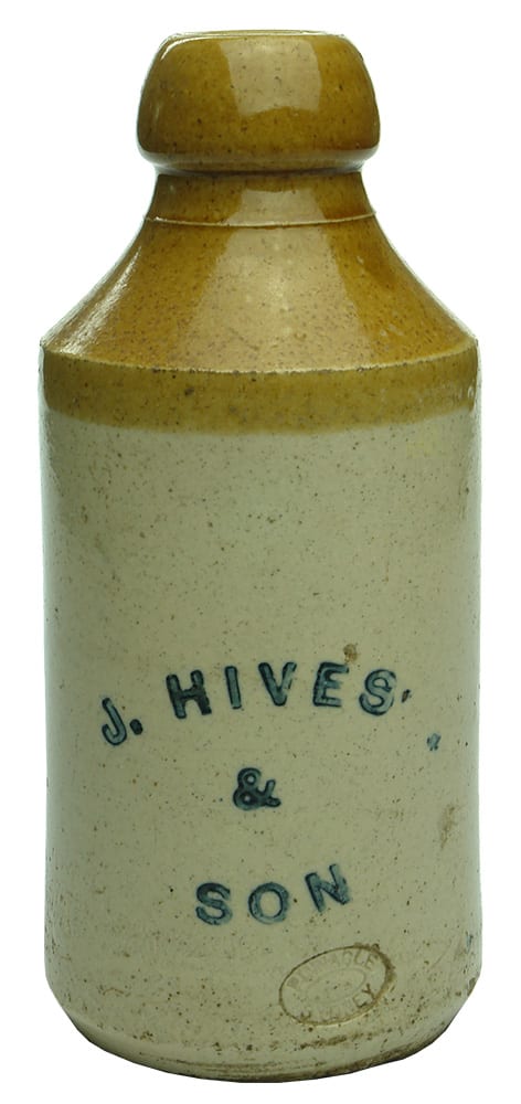 Hives Stoneware Ginger Beer Bottle