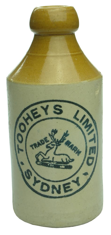 Tooheys Limited Sydney Stone Ginger Beer Bottle