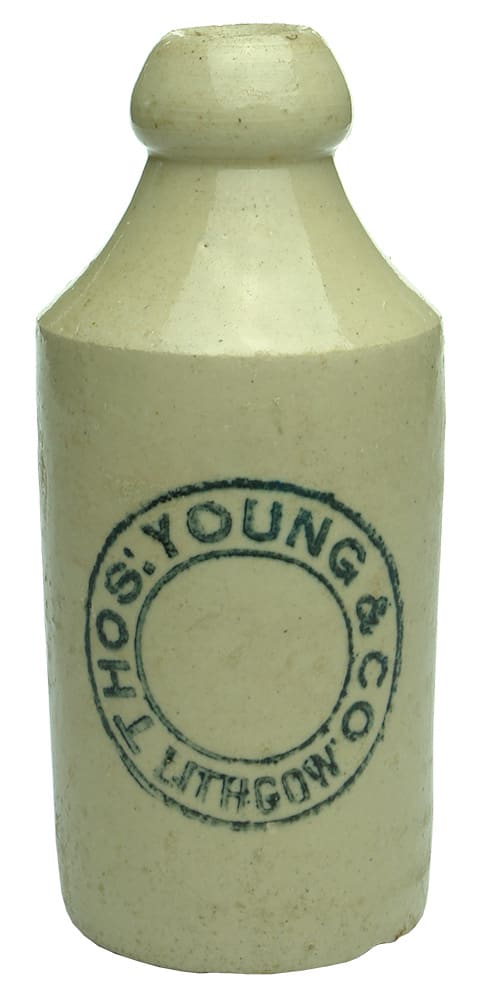 Young Lithgow Stoneware Ginger Beer Bottle