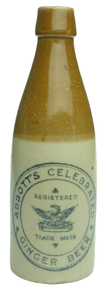 Abbott's Celebrated Ginger Beer Stone Bottle