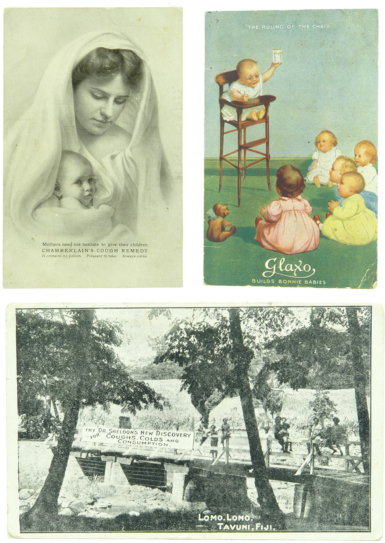 Antique Advertising Postcards