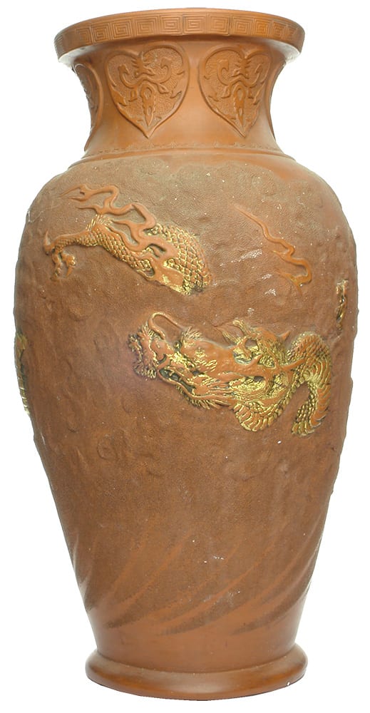 Terracotta Dragon Vase