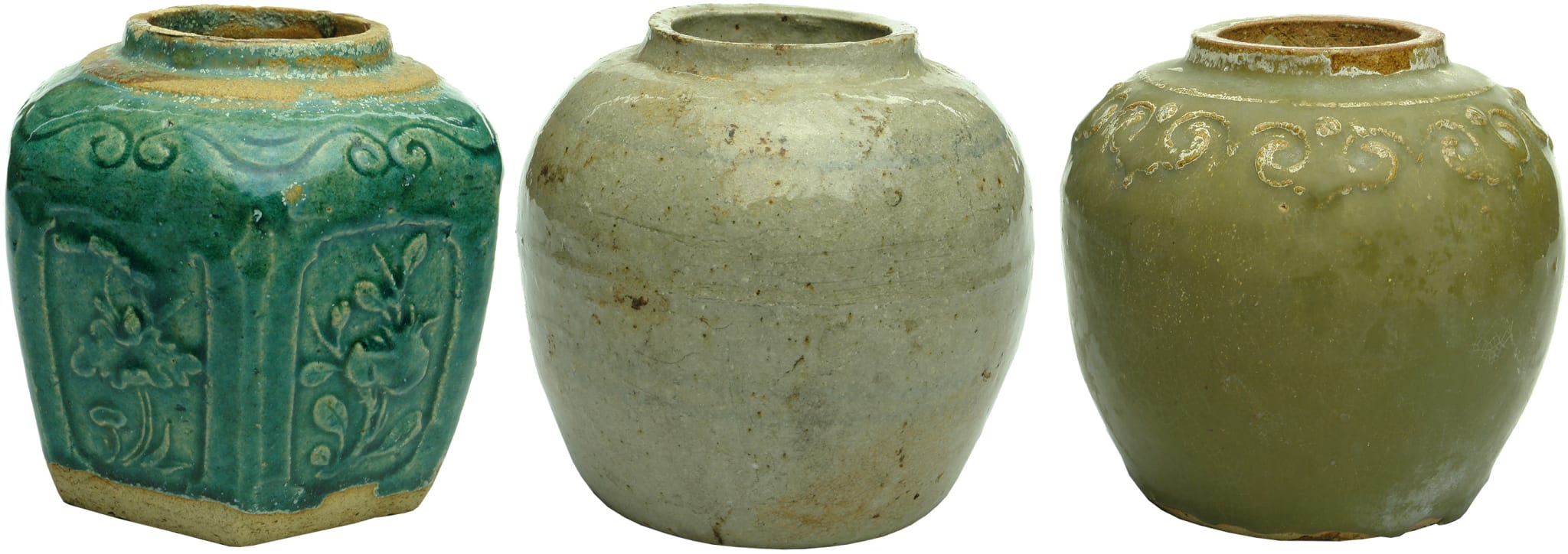 Antique Chinese Ginger Jars Ceramic