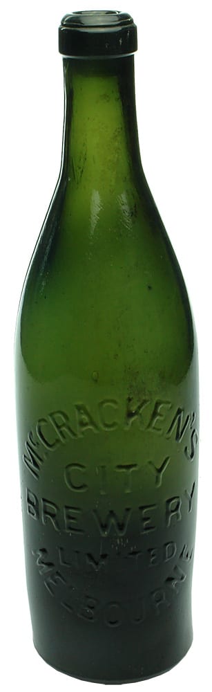 McCracken's City Brewery Melbourne Beer Bottle