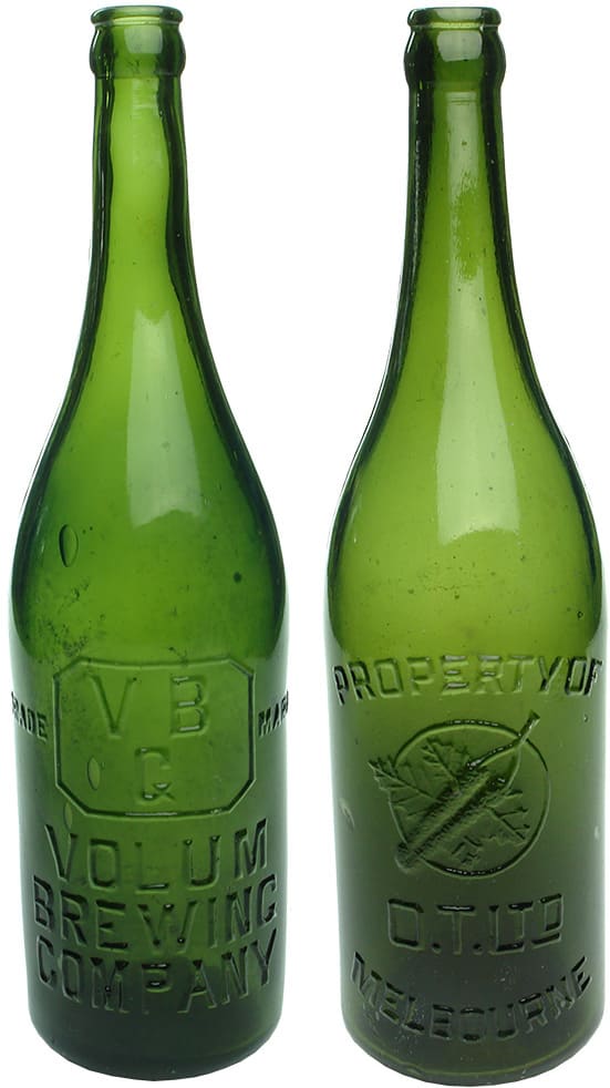 Volum OT Antique Crown Seal Green Bottles