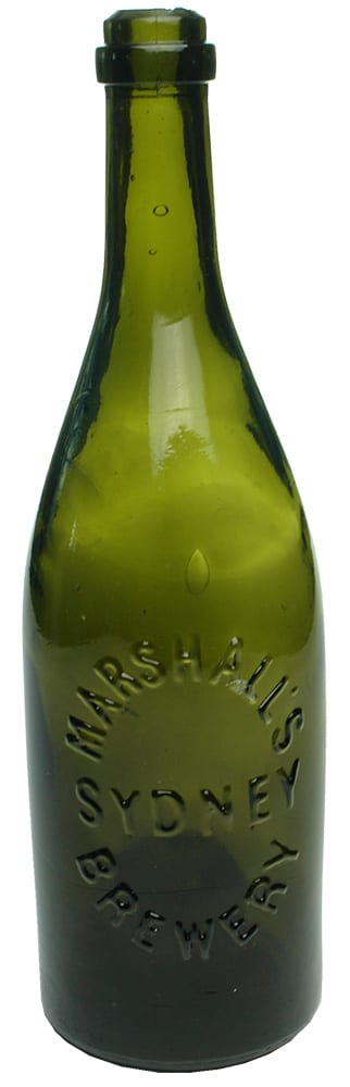 Marshall's Sydney Brewery Antique Beer Bottle