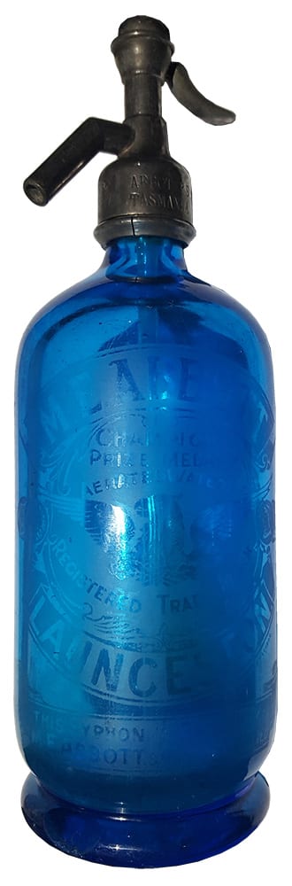 Abbott Launceston Blue Vintage Soda Syphon