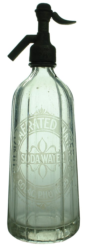 Colac Aerated Water Company Soda Syhon