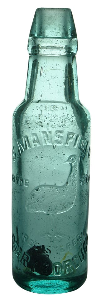 Mansfield Maryborough Queensland Antique Bottle