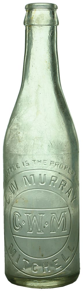 Murray Mitchell Crown Seal Soft Drink Bottle