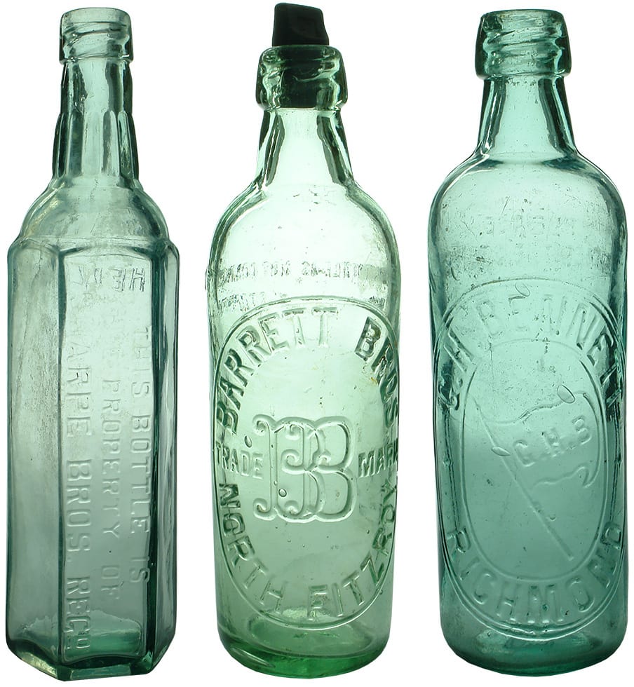 Antique Old Internal Thread Bottles