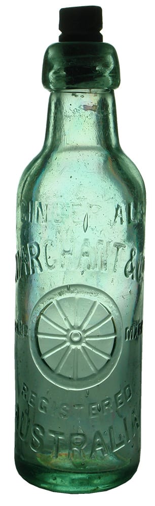 Marchant Australia Ginger Ale Internal Thread Bottle