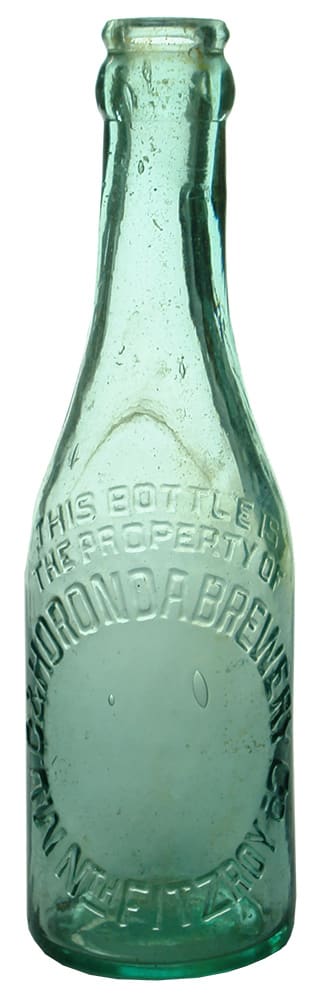 Horonda Brewery North Fitzroy Crown Seal Bottle