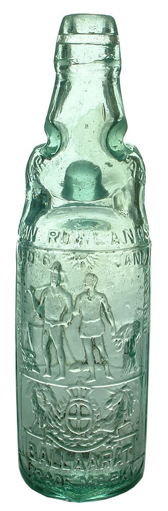 Rowlands Reliance Patent Marble Bottle