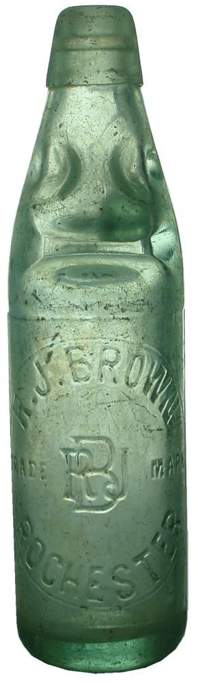 Brown Rochester Victoria Codd Marble Bottle