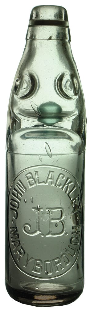 Blackley Maryborough Amethyst Codd Marble Bottle