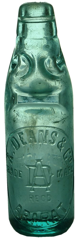 Deans Ararat Old Codd Marble Bottle