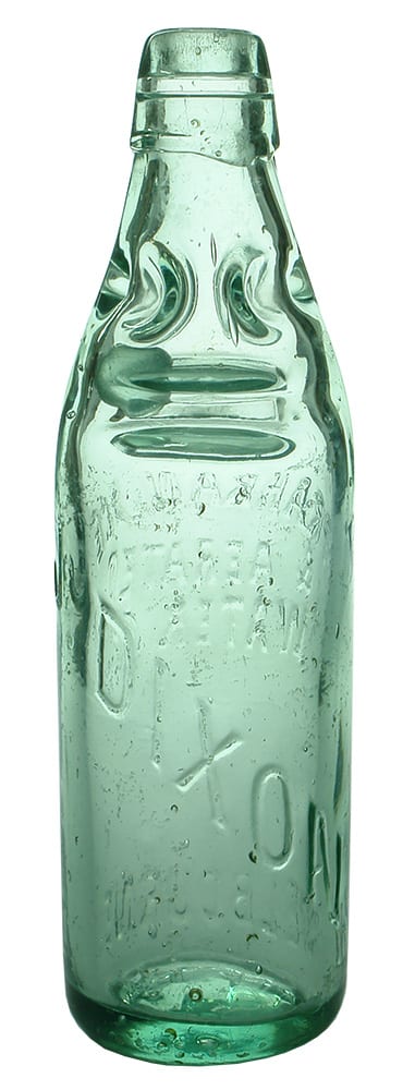 Dison Prahran Ice Melbourne Antique Codd Bottle