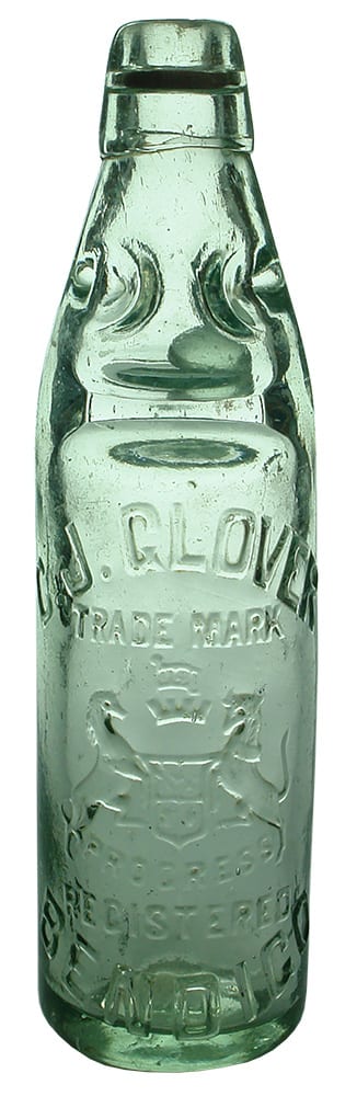 Glover Bendigo Lemonade Codd Marble Bottle