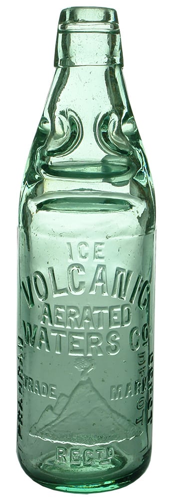 Ice Volcanic Prahran Antique Codd Bottle