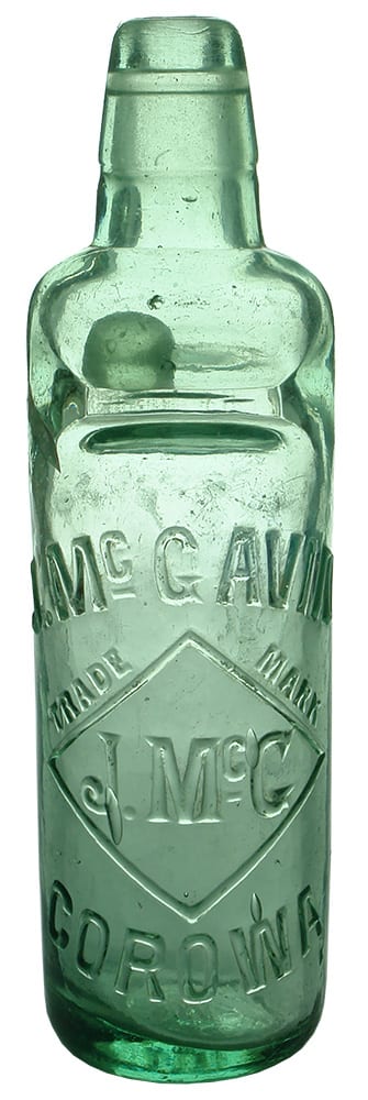 McGavin Corowa Antique Codd Marble Bottle