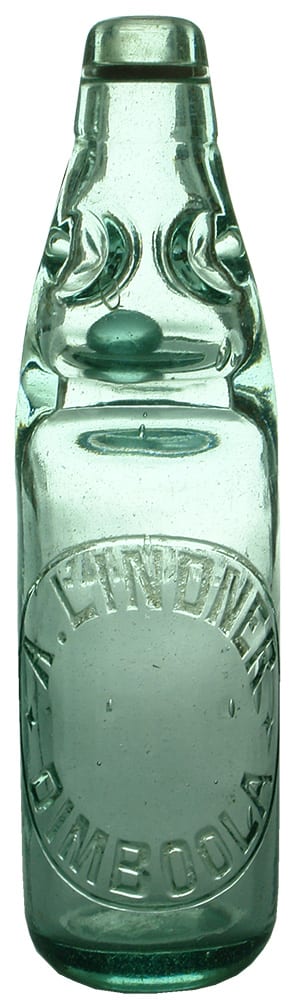 Lindner Dimboola Lemonade Codd Marble Bottle