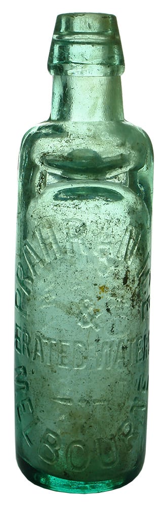 Dixon Prahran Ice Aerated Waters Melbourne Codd Bottle