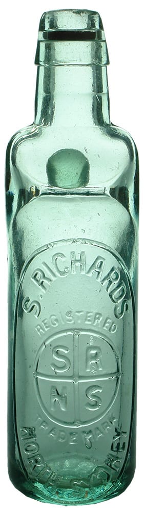 Richards North Sydney Codd Soft Drink Bottle