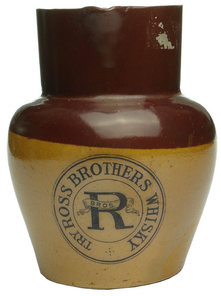 Ross Brothers Whisky Water Jug