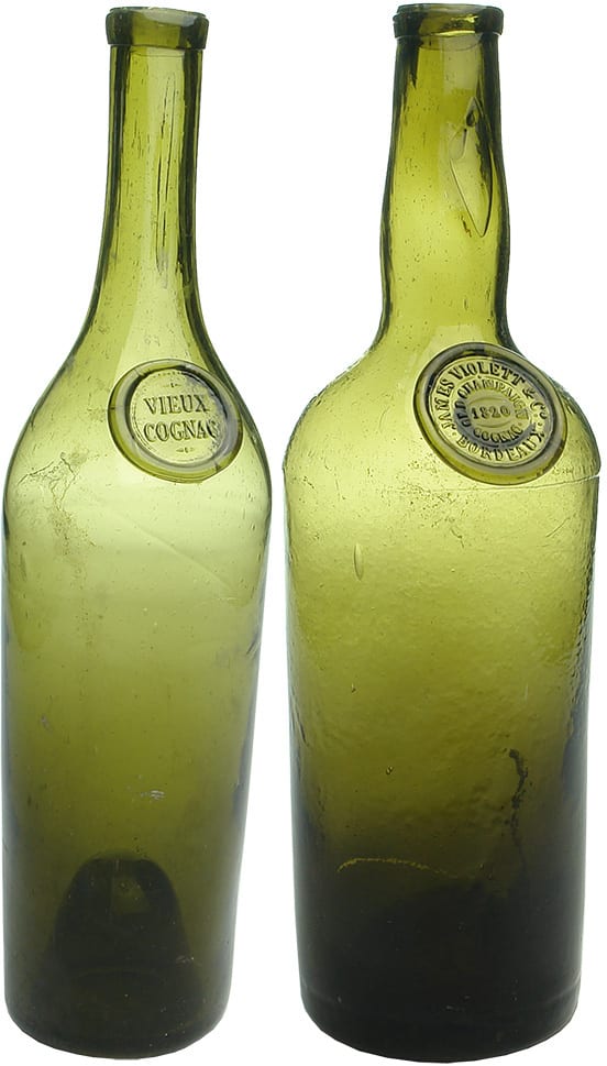 Antique Sealed Cognac Bottles