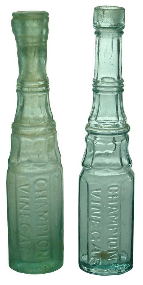 Sample Champions Vinegar Bottles