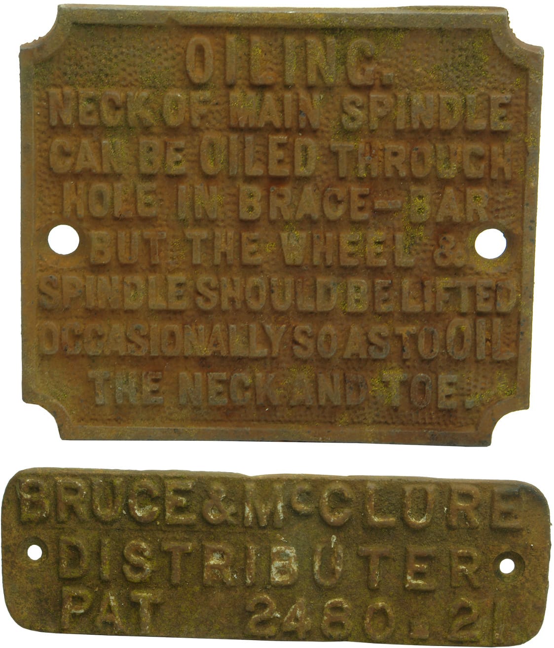 Old Metal Nameplates