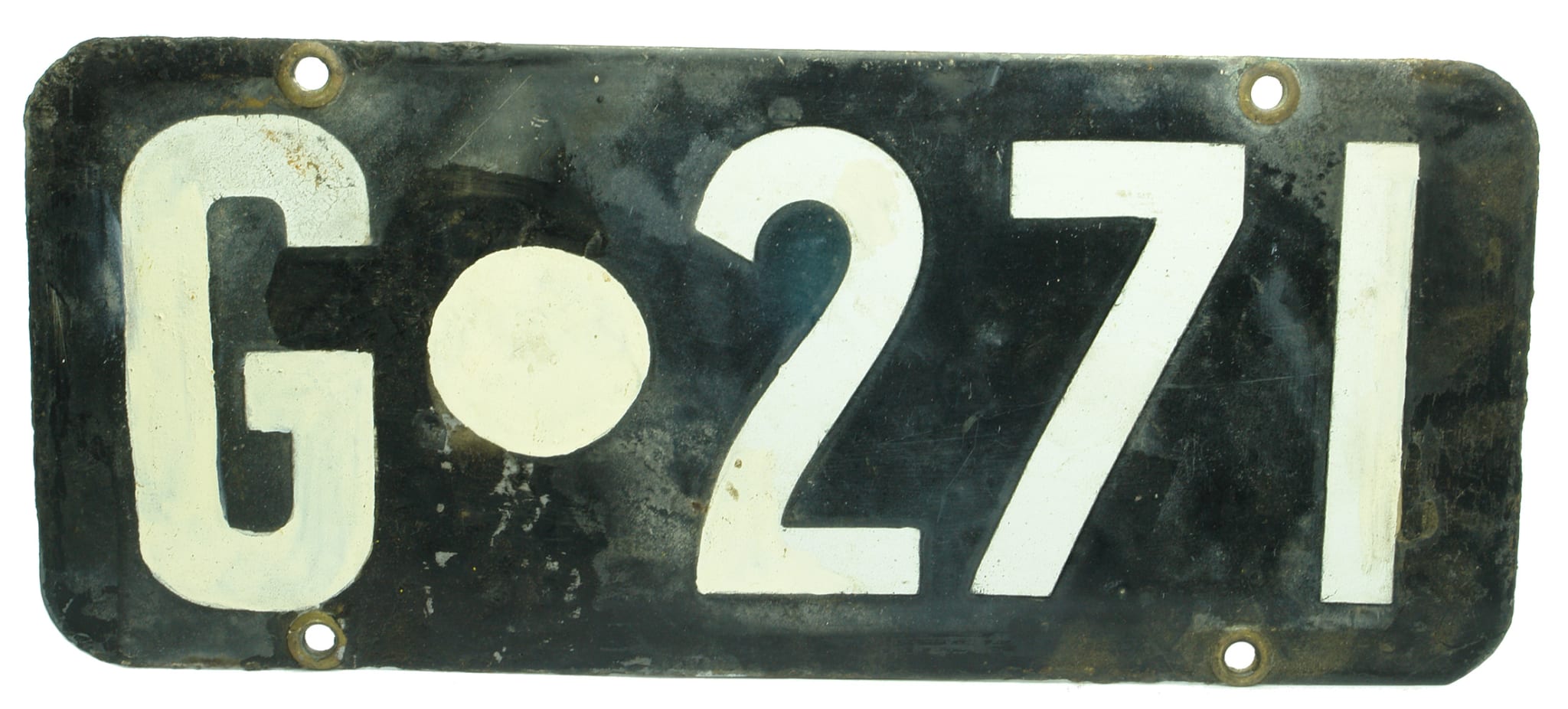 Early Number Plate Western Australia