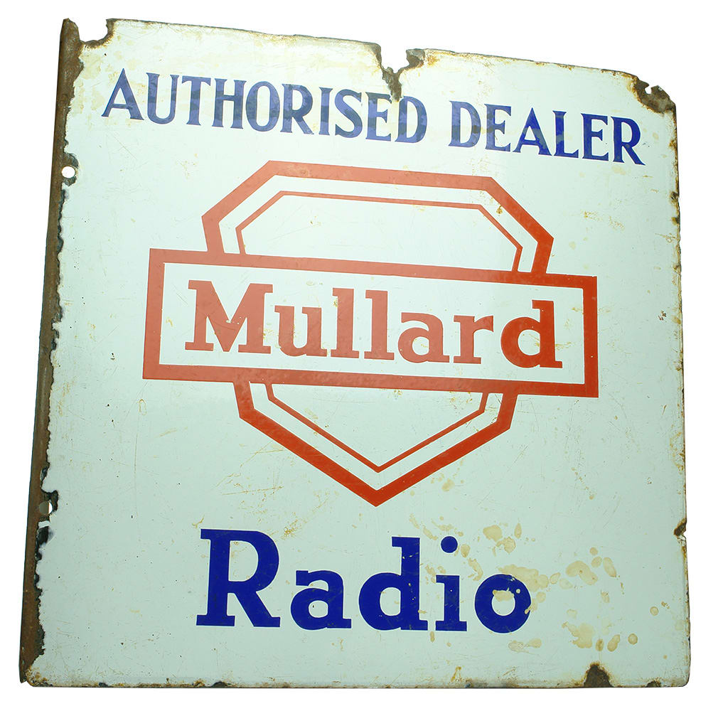 Mullard Radio Metal sign