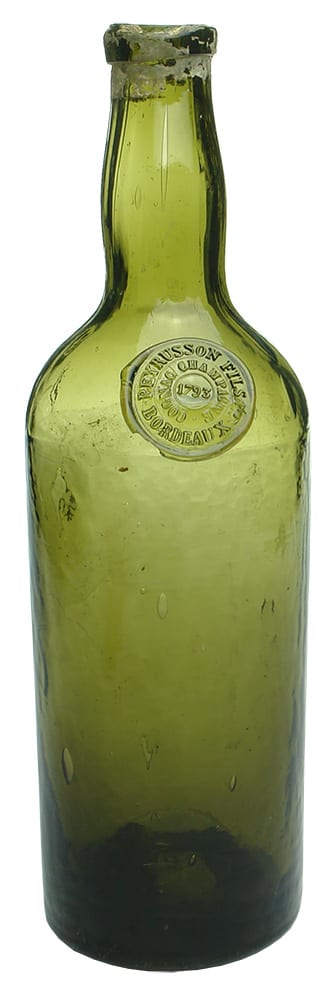 Peyrusson Fils Cognac Champagne 1793 Bordeaux Bottle