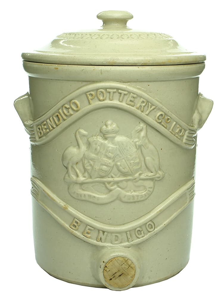 Bendigo Pottery Coat of Arms Water Filter