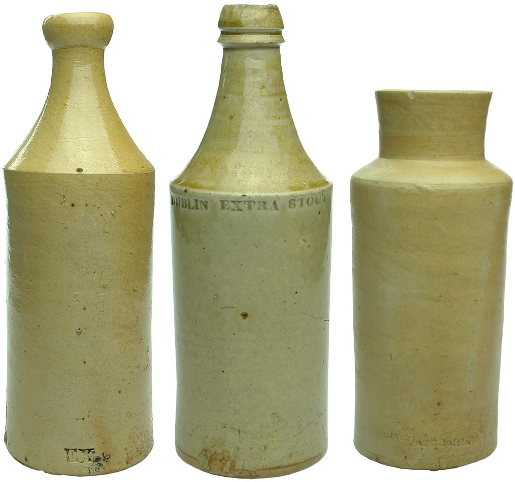 Early Stoneware Bottles Jars