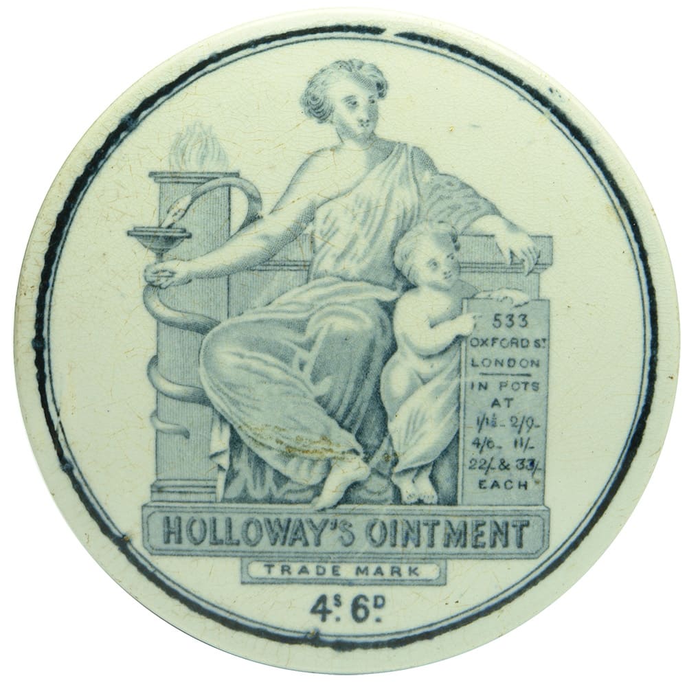 Holloways Ointment Pot Lid