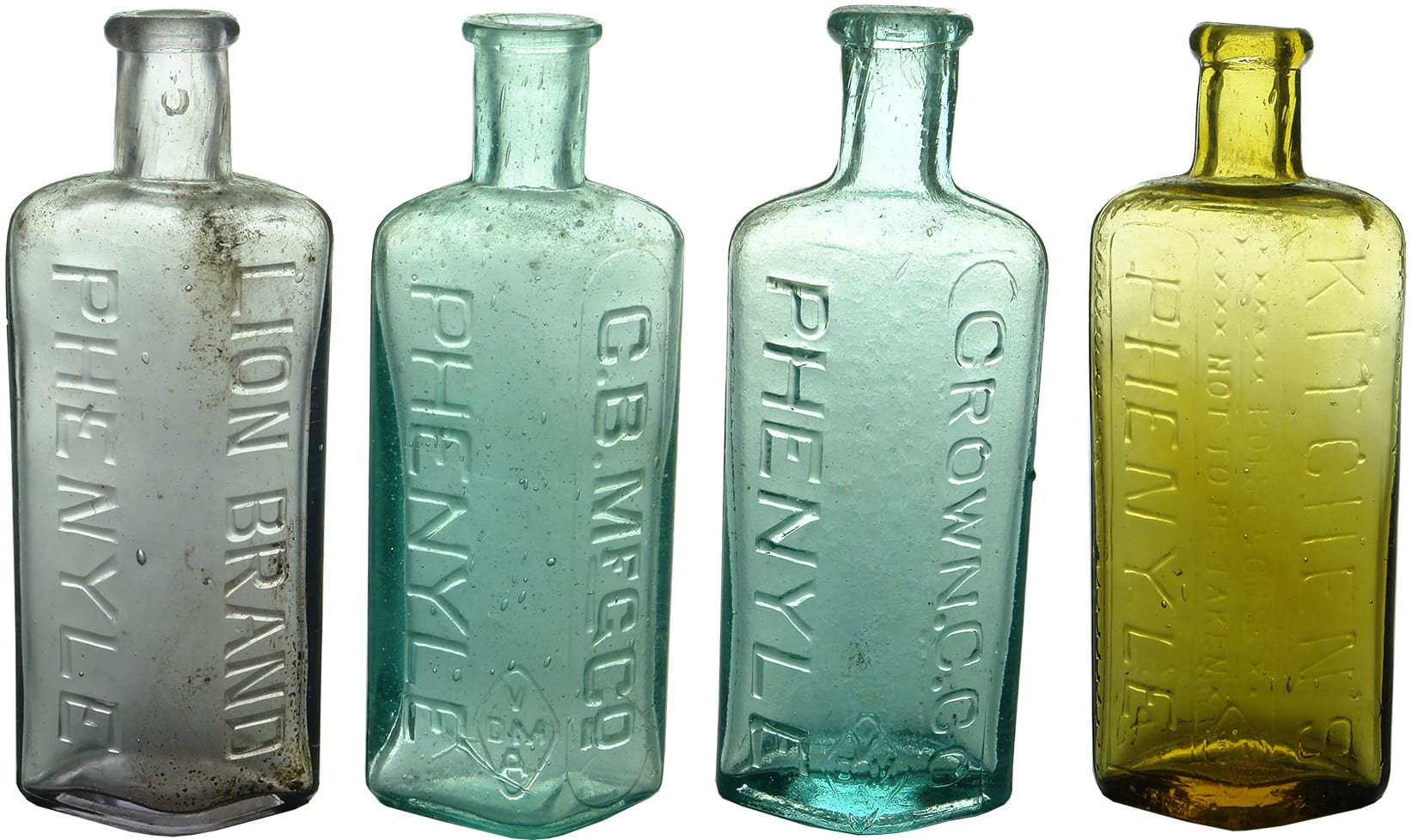 Australian Phenyle Poison Bottles