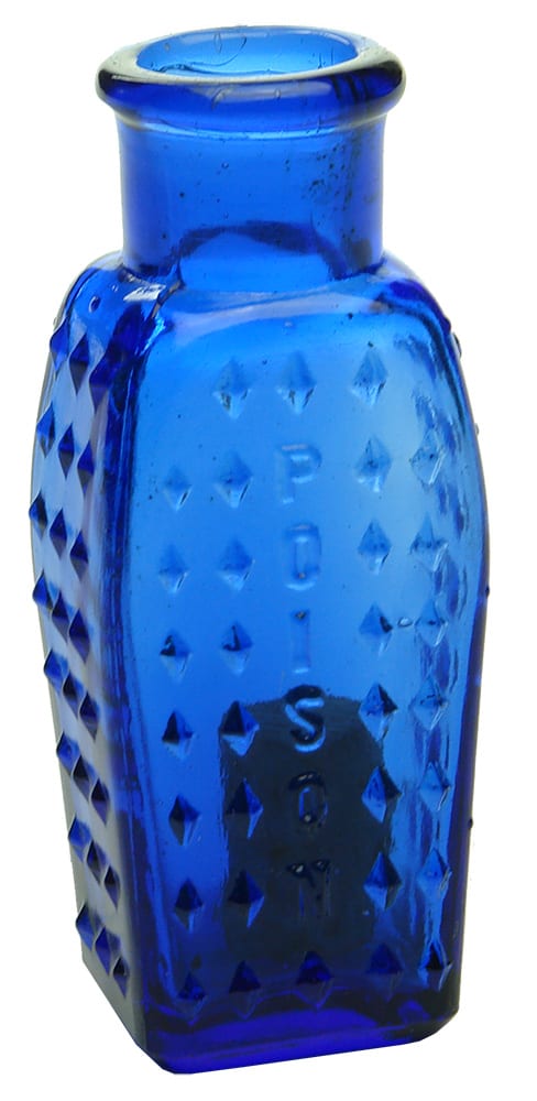 Coffin Blue Poison Bottle