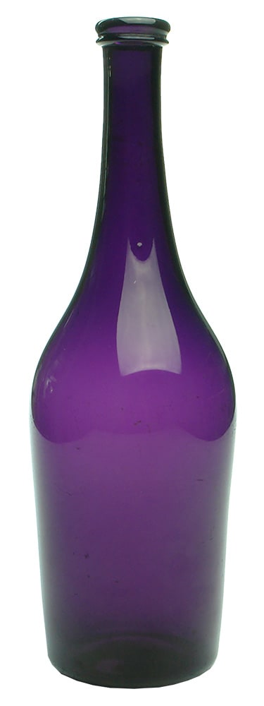Dark Purple Glass Barbers Bottle