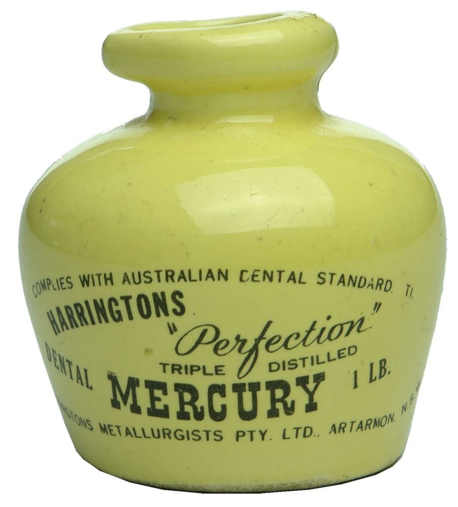 Harrington's Perfection Dental Mercury Jar