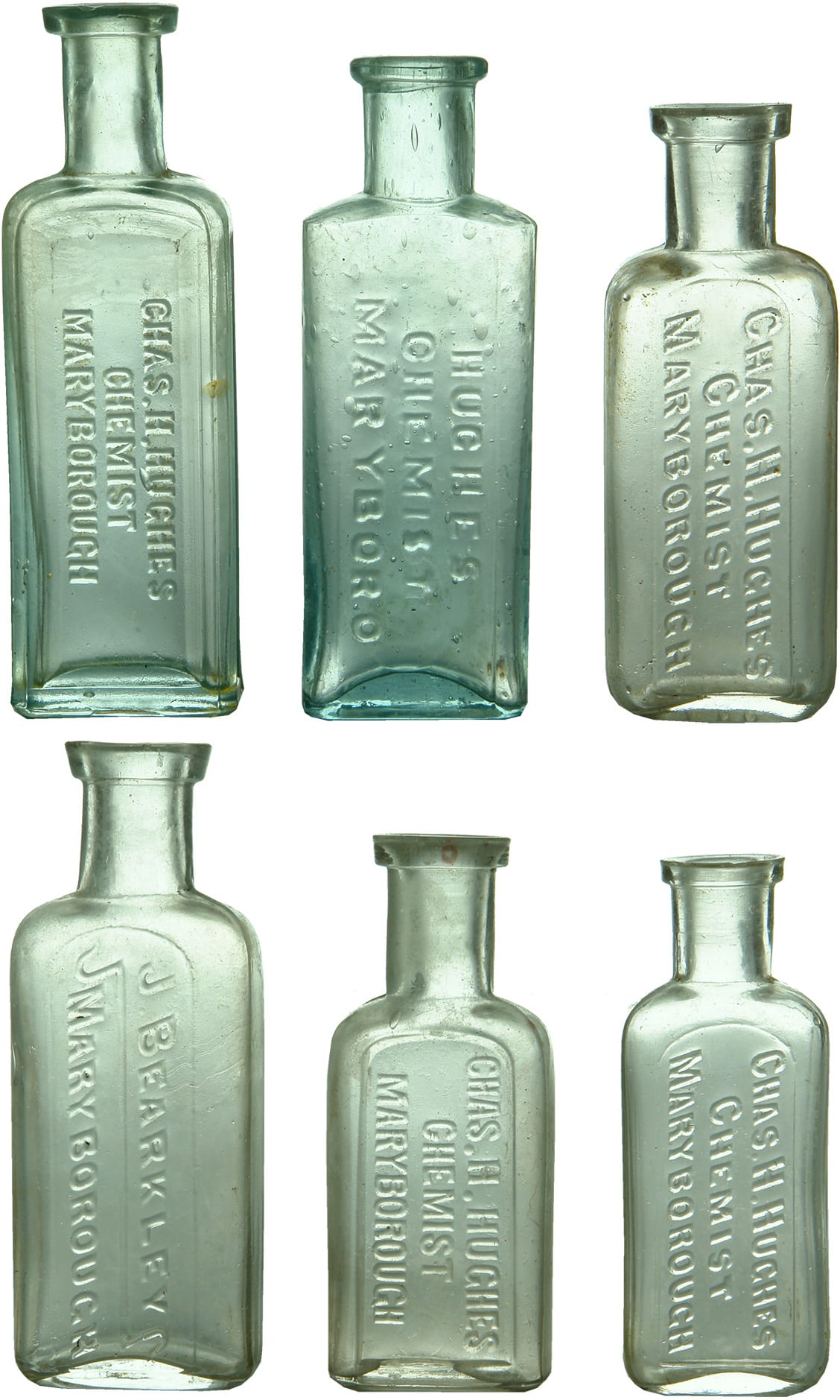 Maryborough Queensland Antique Chemist Bottles