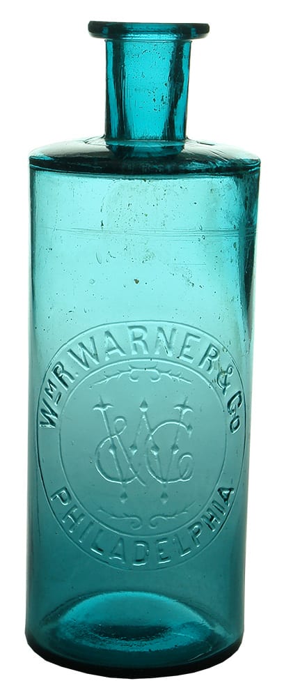 Warner Philadelphia Antique Glass Bottle