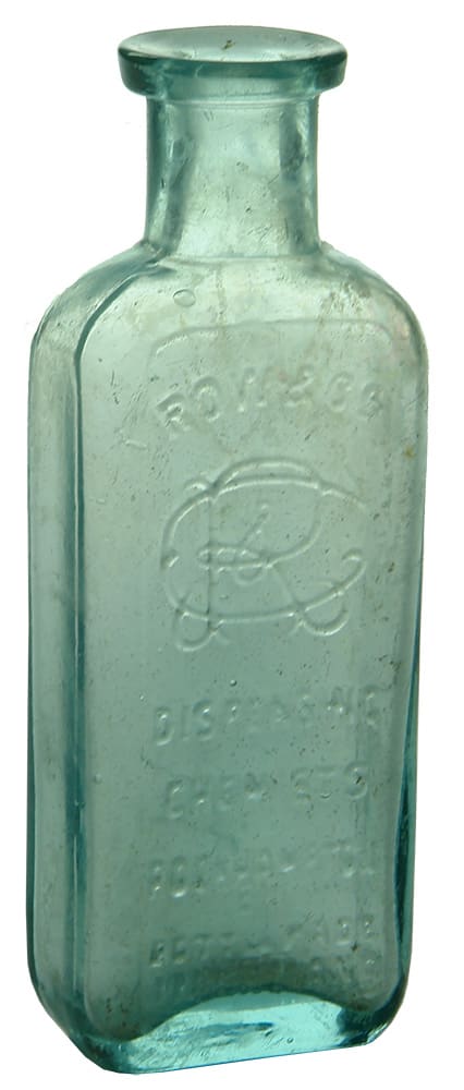 Row Rockhampton Chemist Bottle
